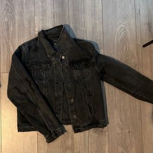 Forever 21 Black Jean Jacket